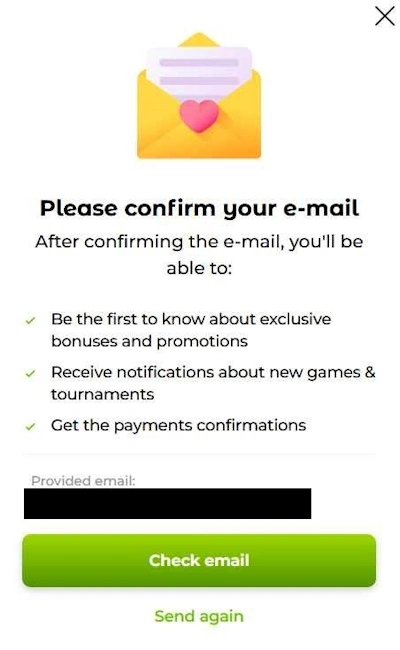 email verification step