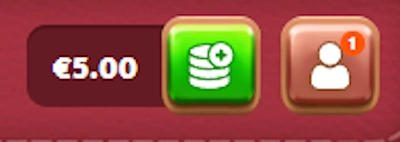 BillyBets Casino balance section