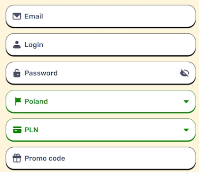 Gamblezen Casino registration form
