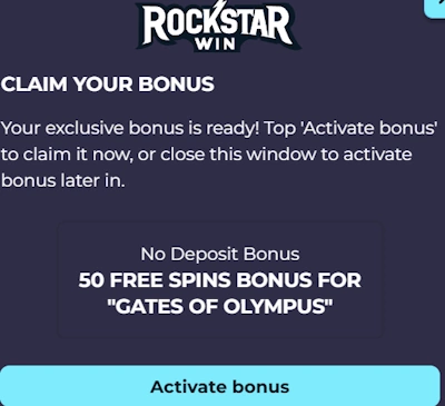 no deposit bonus activation