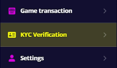 kyc verification section