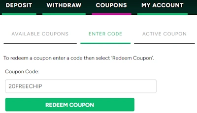 Uptown Aces Casino promo code