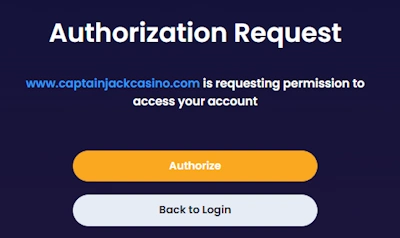 outhorize button