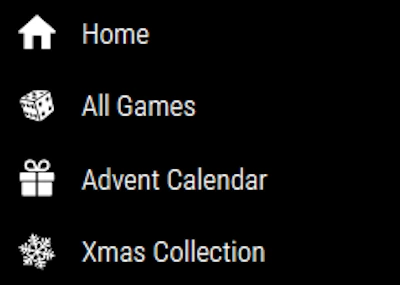 casino games section and slots