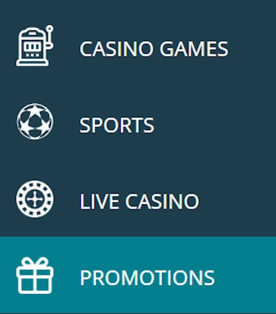 casino promotions section