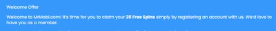 information about no deposit free spins offer