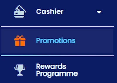 casino promotions section