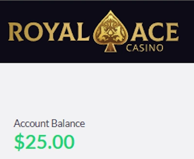 Royal Ace Casino no deposit free money bonus
