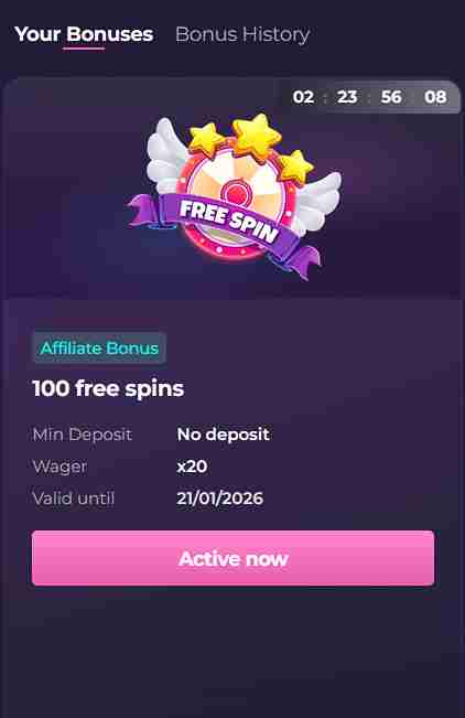 HunnyPlay Casino No Deposit Bonus