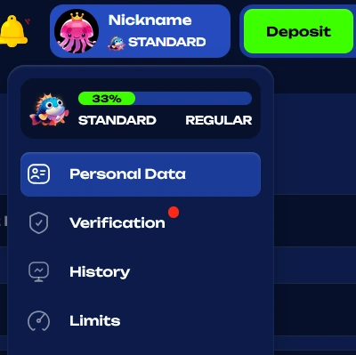 personal data updating, including phone verification