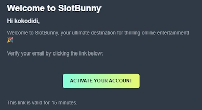 account activation step via email