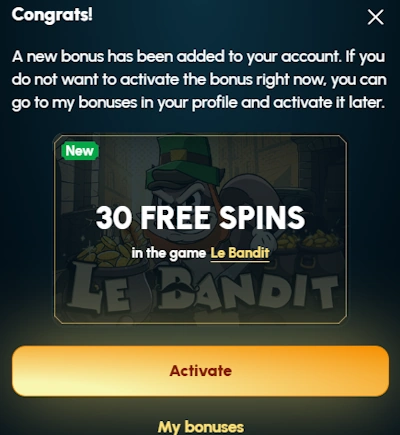 SpellWin Casino no deposit free spins activation