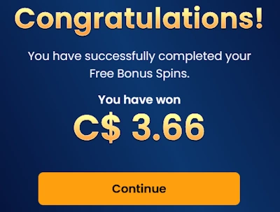 Trino Casino balance after free spins