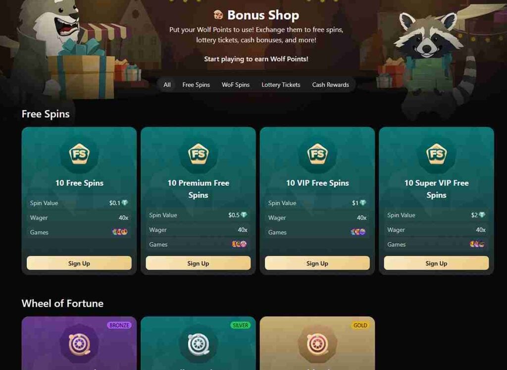 Bonus Shop