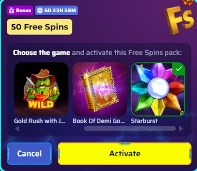 Magnetic Slots Casino no deposit free spins activation