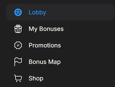 Casino bonuses section