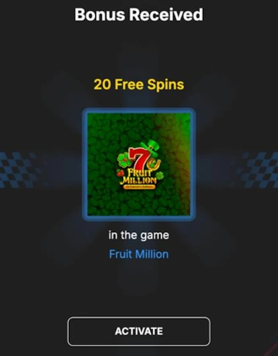 Need For Spin Casino no deposit free spins activation