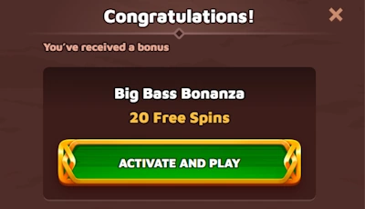 Viking Luck Casino no deposit free spins activation