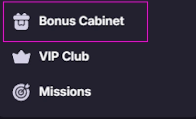 bonus cabinet section