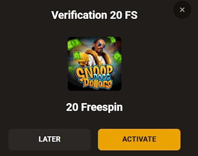 SlotLair Casino no deposit free spins bonus activation