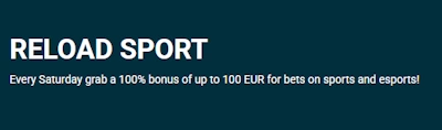 Reload Sport actie elke zaterdag