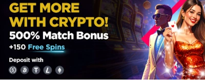 SlotsandCasino crypto welcome bonus