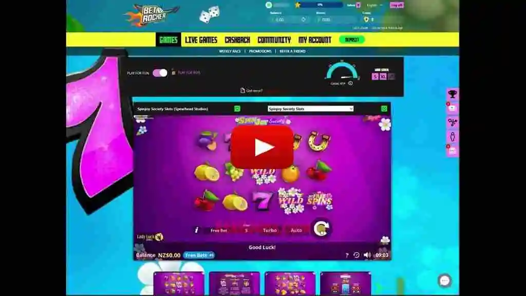 BetRocker Casino No Deposit Bonus 50 Free Spins