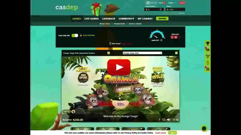 Casdep Casino No Deposit Bonus 50 Free Spins