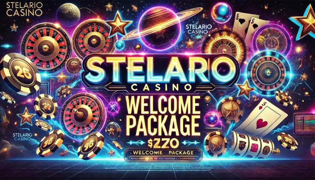 Stelario Casino Welcome Package