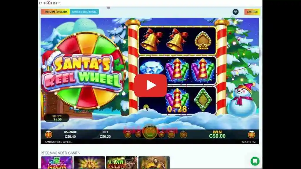 Spinfinity Casino No Deposit Bonus 50 Free Spins