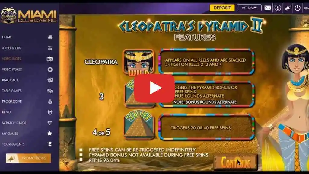 MiamiClub Casino No Deposit Bonus 40 Free Spins