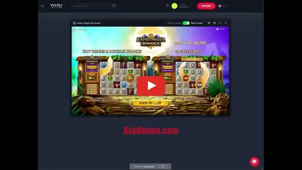 Yoju Casino No Deposit Bonus 15 Free Spins