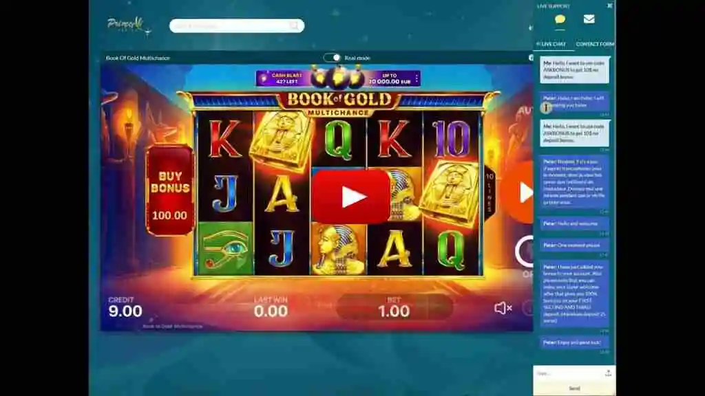 PrinceAli Casino No Deposit Bonus video