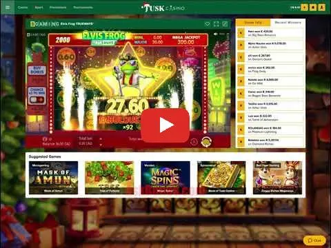 Tusk Casino No Deposit Bonus €/$5