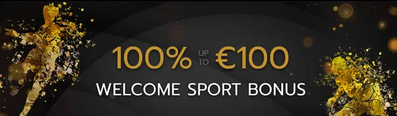 Welcome Sport Bonus of 100% up to €/$100