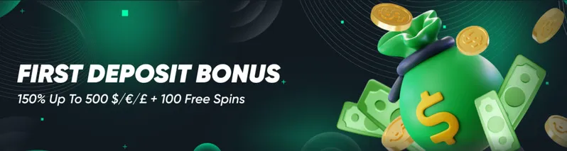 First Deposit Bonus Zolo Bet of 150% up to €/$500 + 100 FS