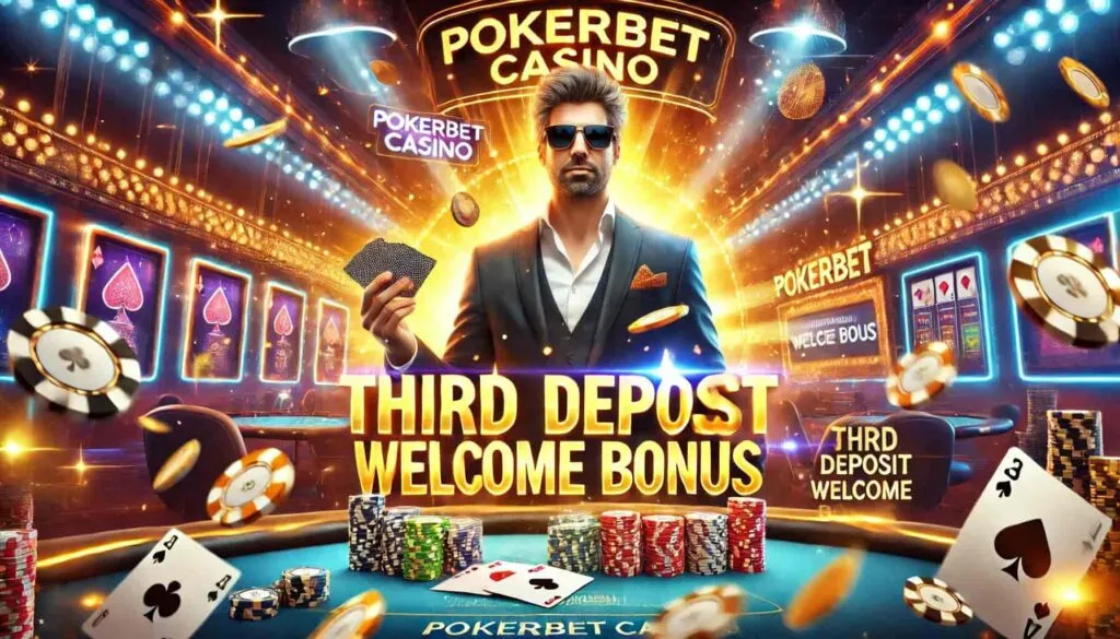 PokerBet Casino Third Deposit Welcome Bonus