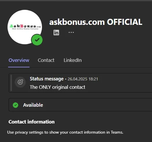 Contact Us Teams