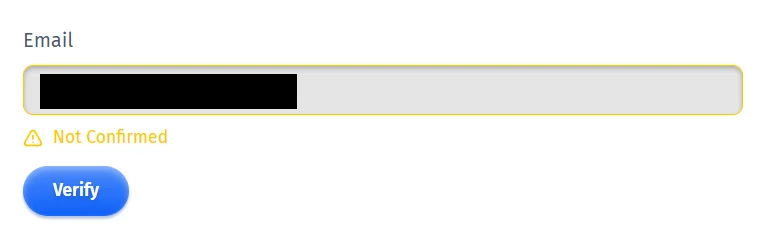 email verification